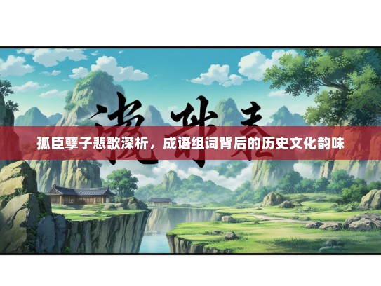 孤臣孽子悲歌深析，成语组词背后的历史文化韵味