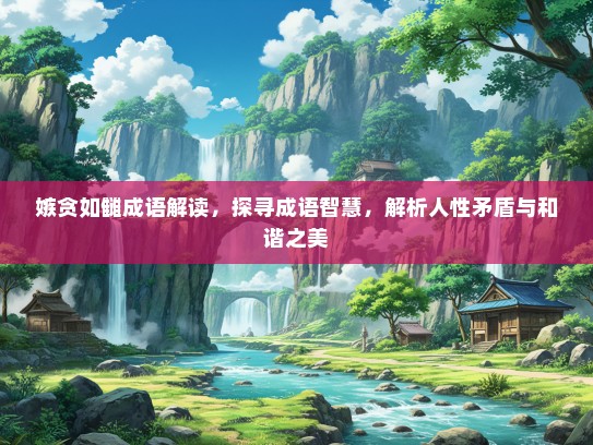 嫉贪如雠成语解读，探寻成语智慧，解析人性矛盾与和谐之美