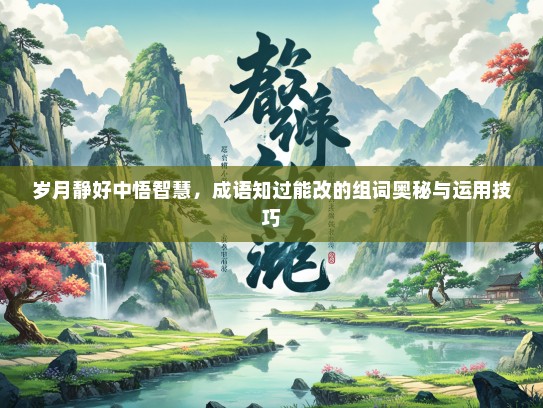 岁月静好中悟智慧，成语知过能改的组词奥秘与运用技巧