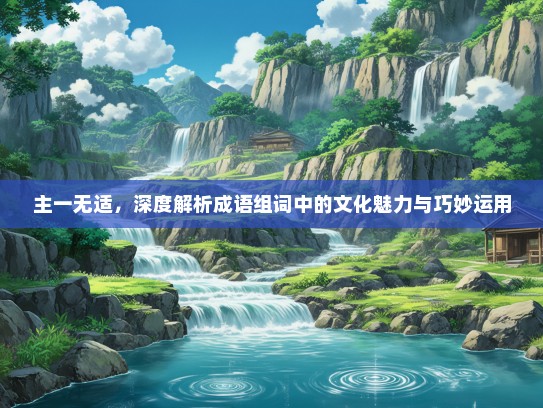 主一无适，深度解析成语组词中的文化魅力与巧妙运用