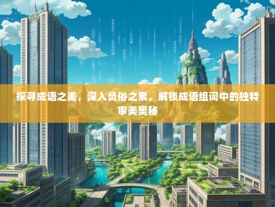 探寻成语之美，深入负俗之累，解锁成语组词中的独特审美奥秘