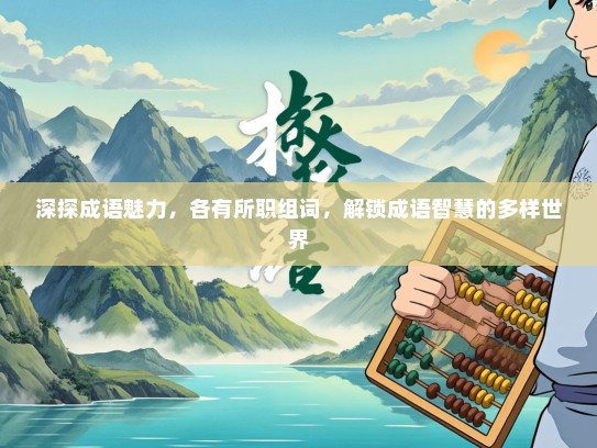 深探成语魅力，各有所职组词，解锁成语智慧的多样世界