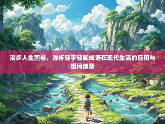 漫步人生画卷，浅析轻手轻脚成语在现代生活的应用与组词创意