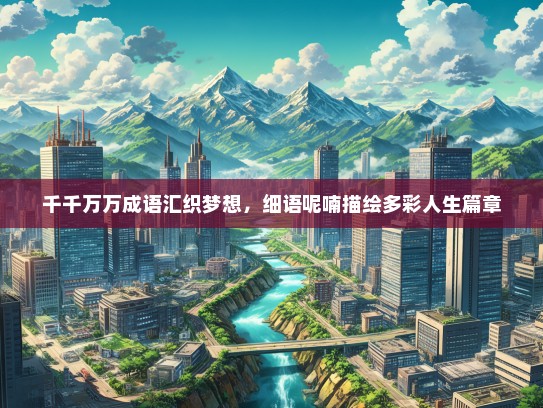 千千万万成语汇织梦想，细语呢喃描绘多彩人生篇章