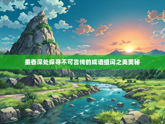墨香深处探寻不可言传的成语组词之美奥秘