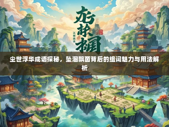 尘世浮华成语探秘，坠溷飘茵背后的组词魅力与用法解析