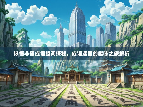 似懂非懂成语组词探秘，成语迷宫的趣味之旅解析