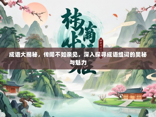 成语大揭秘，传闻不如亲见，深入探寻成语组词的奥秘与魅力