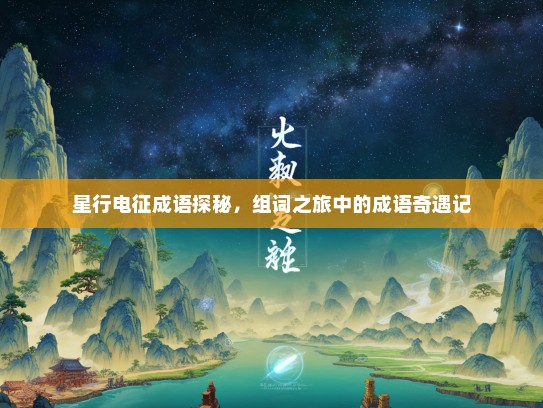 星行电征成语探秘，组词之旅中的成语奇遇记