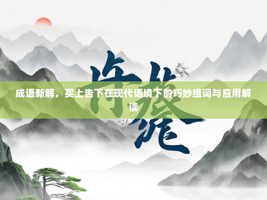 成语新解，买上告下在现代语境下的巧妙组词与应用解读