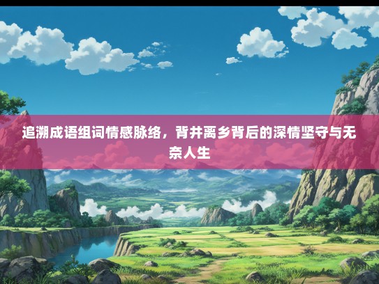 追溯成语组词情感脉络，背井离乡背后的深情坚守与无奈人生