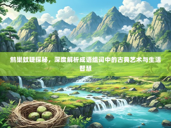 鹪巢蚊睫探秘，深度解析成语组词中的古典艺术与生活智慧