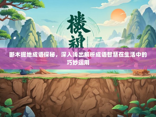 断木掘地成语探秘，深入浅出解析成语智慧在生活中的巧妙运用