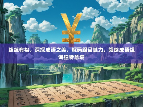 绰绰有裕，深探成语之美，解码组词魅力，领略成语组词独特意境