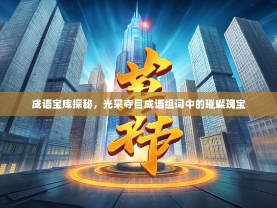 成语宝库探秘，光采夺目成语组词中的璀璨瑰宝