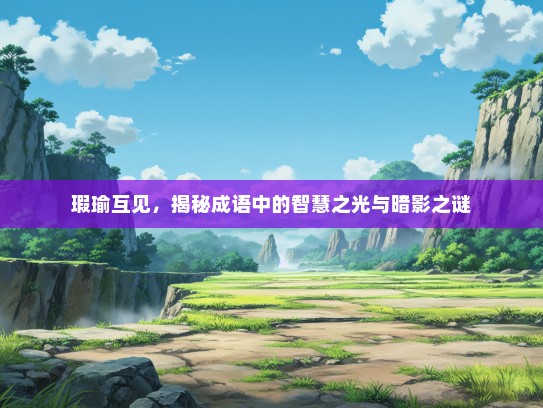 瑕瑜互见，揭秘成语中的智慧之光与暗影之谜