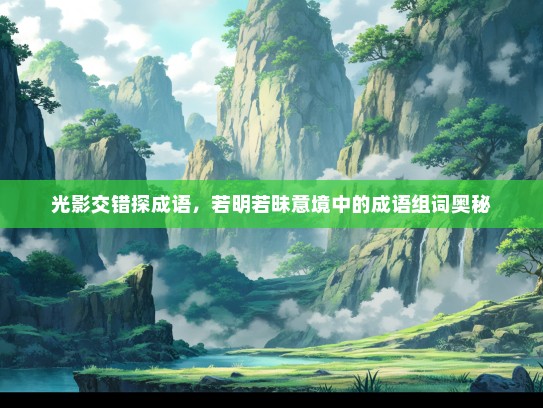 光影交错探成语，若明若昧意境中的成语组词奥秘