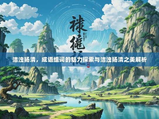 洁浊扬清，成语组词的魅力探索与洁浊扬清之美解析