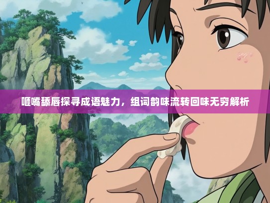 咂嘴舔唇探寻成语魅力，组词韵味流转回味无穷解析