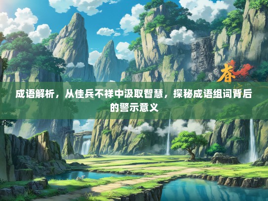成语解析，从佳兵不祥中汲取智慧，探秘成语组词背后的警示意义