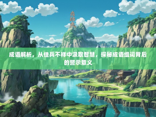 成语解析，从佳兵不祥中汲取智慧，探秘成语组词背后的警示意义