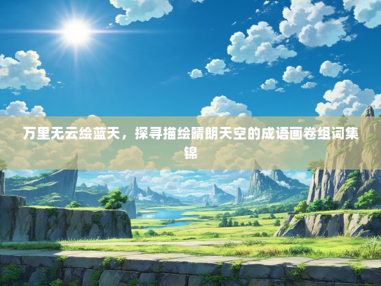 万里无云绘蓝天，探寻描绘晴朗天空的成语画卷组词集锦