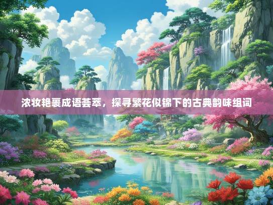 浓妆艳裹成语荟萃，探寻繁花似锦下的古典韵味组词