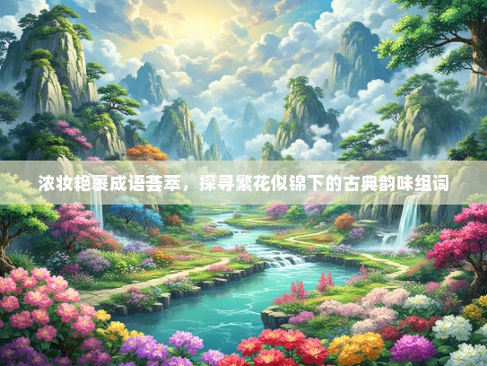 浓妆艳裹成语荟萃，探寻繁花似锦下的古典韵味组词