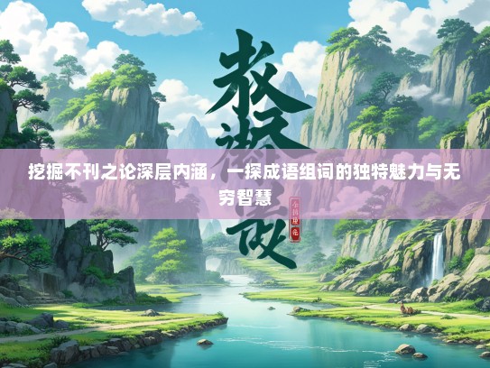 挖掘不刊之论深层内涵，一探成语组词的独特魅力与无穷智慧