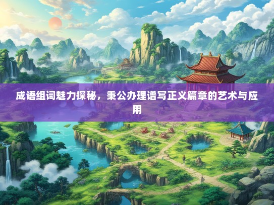成语组词魅力探秘，秉公办理谱写正义篇章的艺术与应用