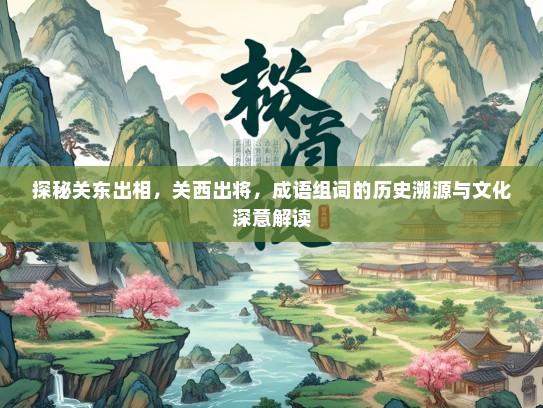 探秘关东出相，关西出将，成语组词的历史溯源与文化深意解读