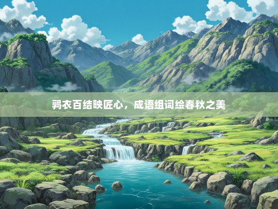 鹑衣百结映匠心，成语组词绘春秋之美