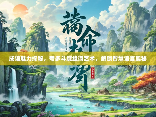 成语魅力探秘，夸多斗靡组词艺术，解锁智慧语言奥秘