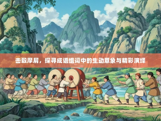击毂摩肩，探寻成语组词中的生动意象与精彩演绎