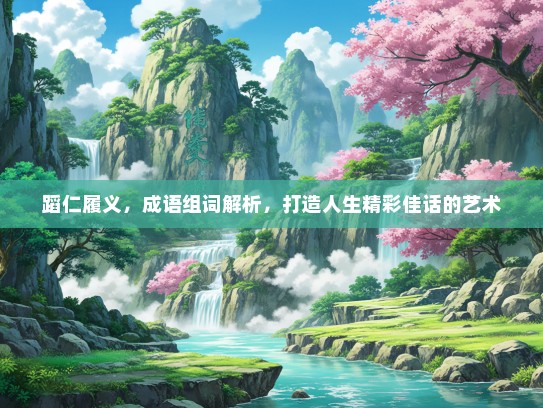 蹈仁履义，成语组词解析，打造人生精彩佳话的艺术