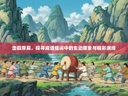 击毂摩肩，探寻成语组词中的生动意象与精彩演绎