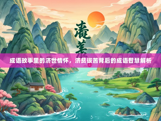 成语故事里的济世情怀，济贫拔苦背后的成语智慧解析