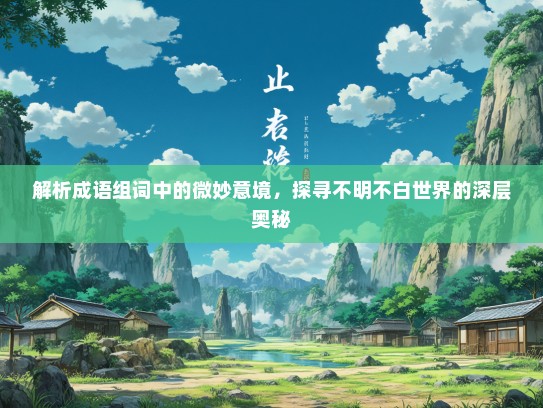 解析成语组词中的微妙意境，探寻不明不白世界的深层奥秘