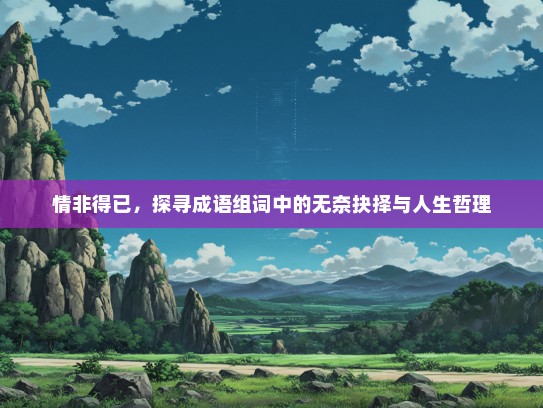 情非得已，探寻成语组词中的无奈抉择与人生哲理