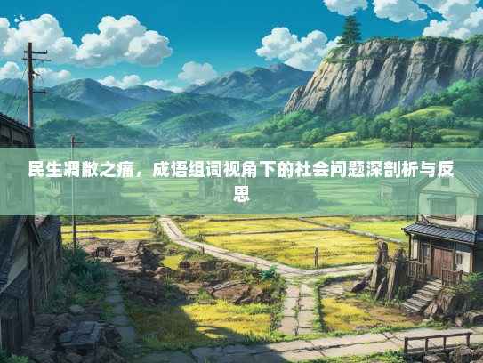 民生凋敝之痛，成语组词视角下的社会问题深剖析与反思