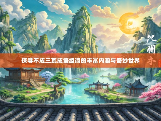 探寻不成三瓦成语组词的丰富内涵与奇妙世界