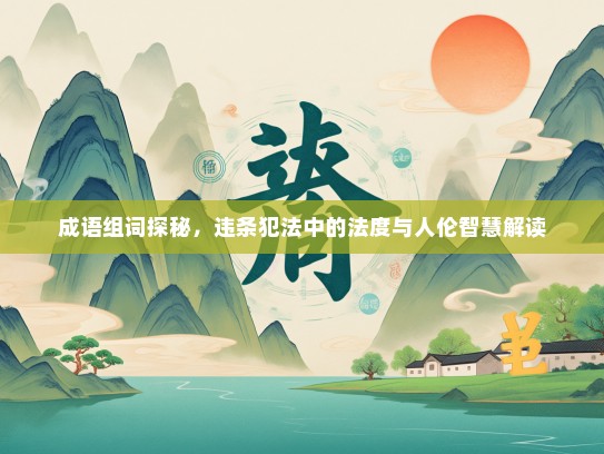 成语组词探秘，违条犯法中的法度与人伦智慧解读