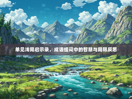单见浅闻启示录，成语组词中的智慧与局限反思