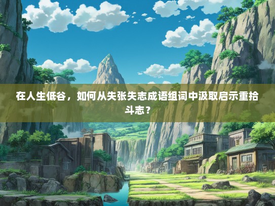 在人生低谷，如何从失张失志成语组词中汲取启示重拾斗志？