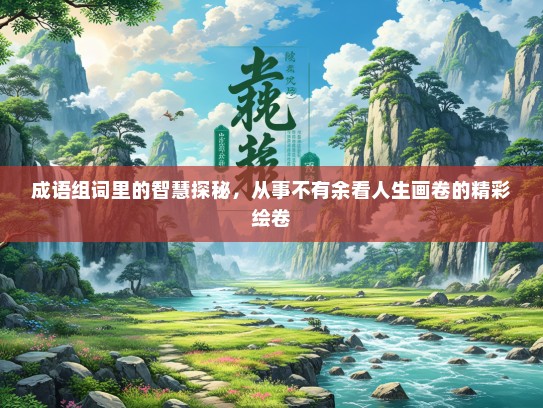 成语组词里的智慧探秘，从事不有余看人生画卷的精彩绘卷