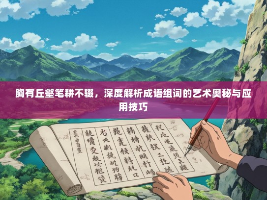 胸有丘壑笔耕不辍，深度解析成语组词的艺术奥秘与应用技巧