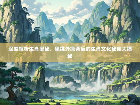 深度解析生肖奥秘，里挑外撅背后的生肖文化秘密大揭秘