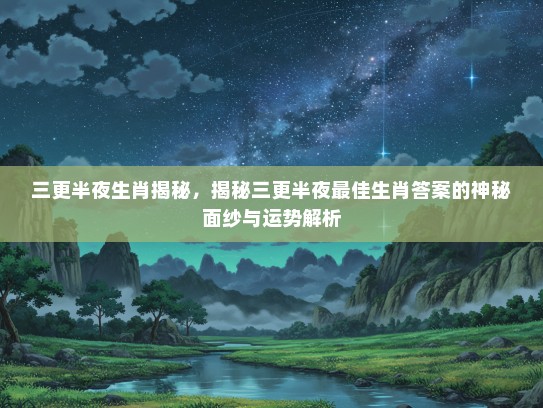 三更半夜生肖揭秘，揭秘三更半夜最佳生肖答案的神秘面纱与运势解析