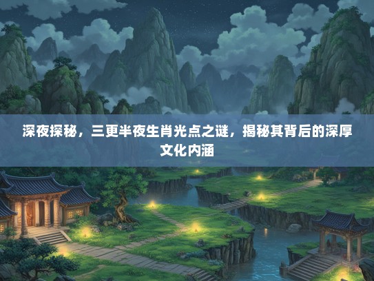 深夜探秘，三更半夜生肖光点之谜，揭秘其背后的深厚文化内涵