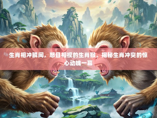 生肖相冲瞬间，怒目相视的生肖猴，揭秘生肖冲突的惊心动魄一幕